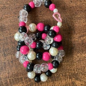 Stacked Pony Bead Bracelets Made at Home And With Love 💕